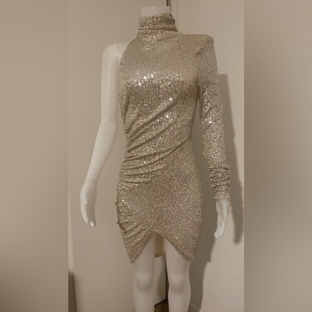 One shoulder Sequence Dress by GiaGeorgia